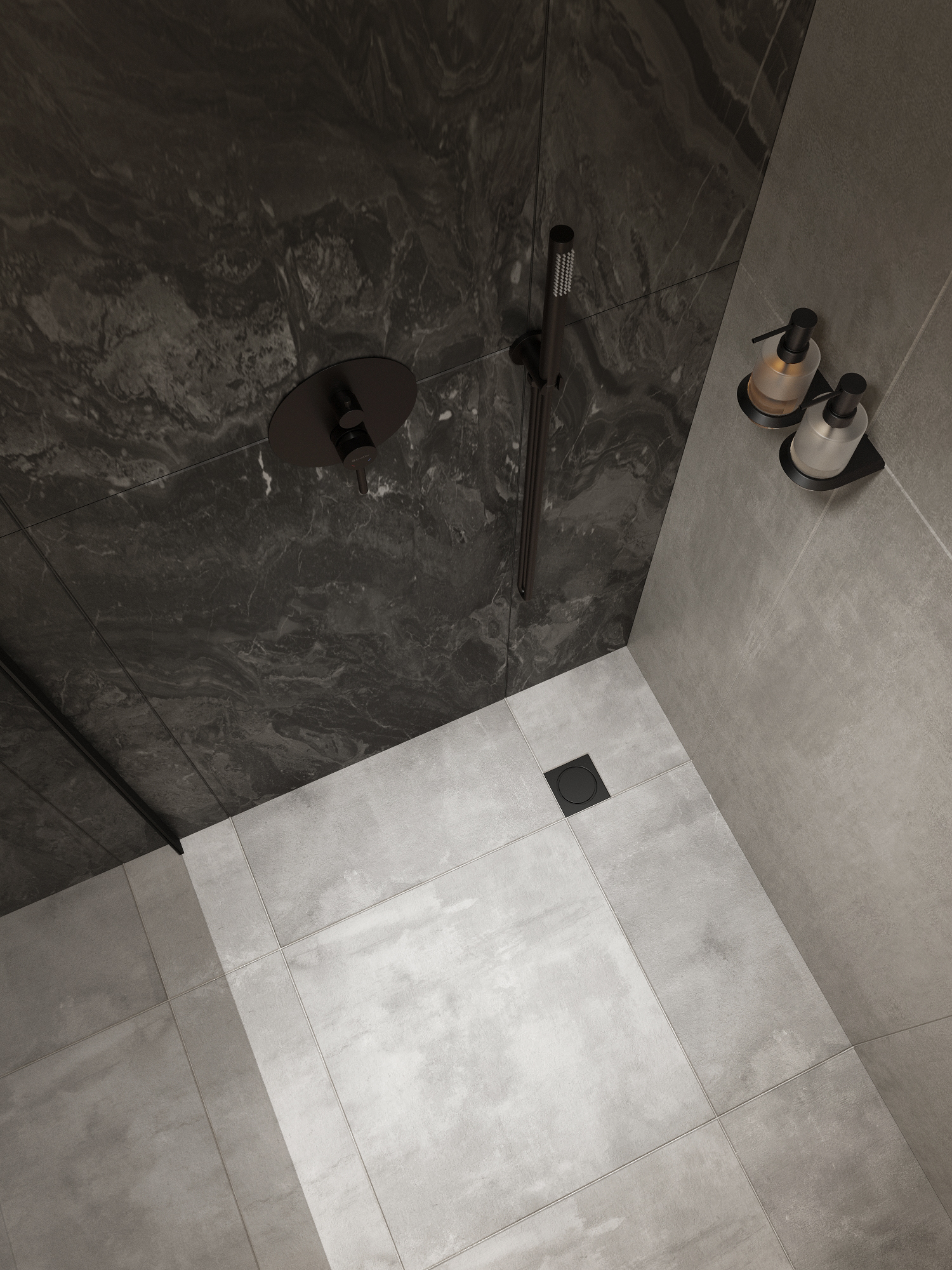 Трап для душа точечный SDSC100BL